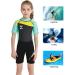 DIVE & SAIL Kids 2.5mm Warm Wetsuit One Piece UV Protection Shorty Suit Green XL - Buy Online on GoSupps.com
