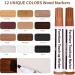 Furniture Repair Kit - Wood Markers & Wax Sticks for Stains Scratches Touch-Ups & Cover-Ups - Perfect for Floors Tables Desks & More (25 Pieces - Buy Online on GoSupps.com