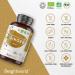 Organic Ginger Supplement - 1300mg High Strength - Soil Association Certified - Vegan Joint & Digestion Support - Buy Online on GoSupps.com
