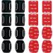 HSU Adhesive Container & Helmet Bracket - 3M Glue Compatible with GoPro Hero 12/11/10/8/7/5/4/3 - Flat & Curved Pads for Secure Mounting - Buy Online on GoSupps.com
