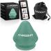 Chirogun trigger point presser with suction cup & bag |Digital instructions |Self -massage against tension & pain in the neck back shoulder |Massage ball for deep massage Nordic Green