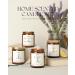 AOOVOO Candle Set - Premium Scented Soy Candles for Home | Aromatherapy with Eucalyptus Vanilla Lilac & Lavender - 4PC Gift Set - Buy Online on GoSupps.com