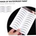 FOMIYES 12 Sheets Waterproof Eyebrow Stickers Stickers Hair Imitation Eyebrow Sticker Artificial 1 count (Pack of 1) Black - Buy Online on GoSupps.com