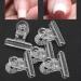 5 Pcs C Curve Nail Pinching Clips - Multifunctional Plastic Bulldog Clips for DIY Manicure & Nail Art - Buy Online on GoSupps.com