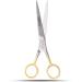 Gold-Plated Hairdressing Scissors 5.5 - Anti-Rust Barber Scissors - Tempered Stainless Steel - Men/Women Hair Cutting & Grooming - Buy Online on GoSupps.com