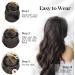 Hair Extensions 22 Inch Invisible Wire Hair Extensions 4 Clips In Natural Synthetic Long Wavy Hairpieces For Women Daily Party Hair Pieces(60) 22inch-55cm 60 - Buy Online on GoSupps.com