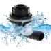 Rtengtunn Plastic Tank Connector | Waterproof Water Drainage Joints for Aquariums | Pipe Replacement Parts for Fish & Pets - Buy Online on GoSupps.com