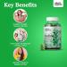 Organic Iodine Gummies with Zinc & Selenium for Thyroid Support - Apple Flavored 60 Gummy - Energy & Immune System Booster - Buy Online on GoSupps.com
