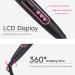 3 Barrel Hair Curling Iron with LCD Display - Dual Voltage & Adjustable Temperature - Portable & Pink - Buy Online on GoSupps.com