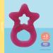 Dentistar Bei ring 2 Set - Teether for Babies & Toddlers 3 Months+ | Soft Dental Aid & Massage Handle | Made in Germany | Pink - Buy Online on GoSupps.com