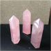 ABUZIV Natural Rose Quartz Crystal Stick - 7-8cm Healing Column Pillar & Pendulum for Spiritual Wellness - Buy Online on GoSupps.com