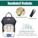 Approach Multifunctional Mom Backpack | Waterproof Diaper Bag with Large Capacity Diaper Pad Stroller Belts & USB Connection - Bodian Schwarz - Buy Online on GoSupps.com