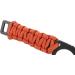 CRKT Capflying Knife EDC | Solid Blade Drop Point Knife with Black Stonewash | Orange Handle with Wrapped Cord | International Shipping Available - Buy Online on GoSupps.com