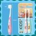 Soft Nano Baby Toothbrush for Kids 1-6 Years | 2 Pack with Tongue Cleaner (Pink & Green) - Buy Online on GoSupps.com