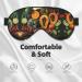 SSIMOO Tropical Fruits Sleep Mask | Adjustable & Breathable Eye Mask for Comfortable Sleep | Fashionable Black Design - Shop Internationally - Buy Online on GoSupps.com