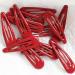 6Pcs 5CM Snap Hair Clips in Red - School Colours Hair Accessories for Girls & Women - Buy Online on GoSupps.com