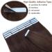 Elailite 20 Pieces Tape in Hair Extensions - Real Remy Human Hair 60cm 50g #02 Dark Brown Invisible Smooth Tape Extensions - Buy Online on GoSupps.com