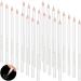 Sewing White Fabric Pencil Bulk 24 Pieces Dress Marker Tailor Pencil Water Soluble Pencil for Fabric Wipe off Quilting Pencils Sewing Washable Marking Pencil for Wedding Dressmakers DIY Crafts (White)