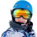 AKASO Kids Ski Goggles - Anti-Fog, UV Protection, Double-Layer Spherical Lenses - Black Frame/Grey Lens with Revo Red - Buy Online on GoSupps.com