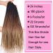 6 Packs Pre-looped 24 Inch Ombre Honey Blonde Crochet Box Braids - Medium Size - Kanekalon Senegalese Twist Hair for Black Women - Buy Online on GoSupps.com