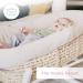 Baby Moses Basket Fitted Sheet 2 Pack - Oval Grey Soft Cotton Sheets for Moses Baskets - Buy Online on GoSupps.com