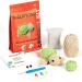 Fiberivore Crochet Kit for Beginners, Learn to Crochet Kits for Adults and Kids, Animal Amigurumi Crochet Kit with Step-by-Step Video Tutorials for Right- and Left-Handed People, Terry The Turtle
