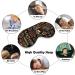 Handmade Ethnic Sleep Mask with Adjustable Strap - Block Light for Night Sleep and Travel - Men and Women - Buy Online on GoSupps.com