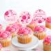 Cheereveal Hot Pink Bridal Shower Decorations - 36 Pack Bridal Shower Cupcake Toppers Love is Sweet Cupcake Dessert Picks Bachelorette Wedding Engagement Party Supplies - Buy Online on GoSupps.com
