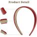 VOCOSTE Red Headbands for Women Leather Head Bands for Women's Hair - Buy Online on GoSupps.com