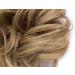 Women Messy Hair Scrunchy Scrunchie Bun Up Do Hair Piece Hair Ribbon Ponytail Hair Extensions Wavy Messy Sandy Blonde to Bleach Blonde - Buy Online on GoSupps.com