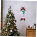 Cabilock Christmas Advent Calendar 2pcs Calendar Christmas Tree Hanging Ornament Christmas Countdown 3d Accessories - Buy Online on GoSupps.com