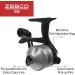 Zebco 33 Spincast Fishing Reel | Smooth Drag & Bite Alert | All-Metal Gears | Lightweight Graphite Frame | 33 Micro Triggerspin | Silver/Black - Buy Online on GoSupps.com