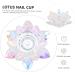 minkissy Nail Art Crystal Cup Nail Sticker Display Holder Manicure Display Holders Dappen Dish Jewelry Tools Mixing Cup Color Mix Pigment Nail Care Tools Crystal Nail Cup Storage Rack Glass - Buy Online on GoSupps.com