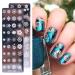 1 Piece Nail Stamping Plates Painting Stencils For Nails Floral Feather Leaf Geometric Template Design