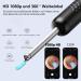 1080p WiFi Ear Wax Removal Otoscope | IP67 Waterproof Ear Cleaner Camera | 360 Wide Angle Endoscope with 6 LEDs for iPhone iPad & Android - R1+ Black - Buy Online on GoSupps.com