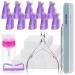 Nail Polish Remover  IKOCO Gel Nail Polish Remover Kit with 10Pcs Purple Nail Soak Off Clips for Polish Removal  500Pcs Nail Cotton Pads  Cuticle Trimmer and Pusher  Polish Remover Bottle  Nail Files 100/180  Buffer Bloc...
