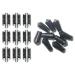3 Sets of Ruthless Panels Slim Dart Flights Plus 3 Sets of Black Nylon Dart Flight Protectors Clear