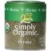 Simply Organic Thyme, 0.28 Oz