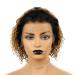 Derun Ombre Short Curly Bob Pixie Cut 13x6 Lace Front Wig 8 Inch 1B/27 Remy Human Hair with Baby Hair - Women's Wig - Buy Online on GoSupps.com