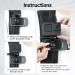 Telesin Upgrade Backpack Holder for GoPro Hero 11/10/9/8/7/6/5/4 & Insta360 X3/One X2 DJI Osmo Action 2 - Fast Clip 360 Compatibility - Buy Online on GoSupps.com