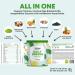 Daily Greens Superfood Powder - Vegan Protein & Fiber Alternative to Athletic Greens | 300g Smoothie Mix with Vitamins & Minerals - Buy Online on GoSupps.com