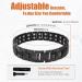 Men's Titanium Steel Magnetic Bracelet with Double Row Ultra Strength Magnets - Adjustable Wristband with Removal Tool and Jewelry Gift Box - Buy Online on GoSupps.com