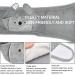 TimesetL Heat Bottle with Soft Plush Cover - Rubber Hot Water Bottle for Pain Relief | Gray Ideal for Belly Back & Legs - Buy Online on GoSupps.com