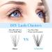 Shop Gemerry Eyelash Extensions: DIY Single Clusters 10D 20D 30D 40D - Volume Lifting for Home Use - 8-14 Mix 0.07D Curl - Buy Online on GoSupps.com