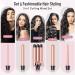 BESTOPE PRO 5 in 1 Curling Wand Set | Waver Curling Iron Wand for Women | Fast Heating Hair Wand Curler with 3 Barrel Hair Crimper | Suitable for All Hair Types - Buy Online on GoSupps.com