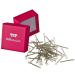 Hair -minded 50 mini hair clips hair needles bobby pins short beige for blonde hair 3.4cm small in pink box (box color: pink)