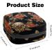 Stylish Storage Bags for Women - Embroidery Skulls & Roses | Portable Menstrual Cup & Bandage Holders - Buy Online on GoSupps.com