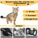 Mouyou Airtag Cat Neck Band - Adjustable Soft Nylon Collar with Bell & Safety Clasp | Blue Lemon Pattern - Fits 22-34cm - Buy Online on GoSupps.com