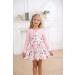 Puseky Toddler Girl Floral Dress and Cardigan Set 4-5 Years Pink - Sleeveless Dress with Ribbed Cardigan Coat - Buy Online on GoSupps.com