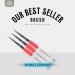 Global Fashion Multipurpose Brush Set - Nail Art Painting & Crafts - 3 Sizes | International Shipping Available - Buy Online on GoSupps.com